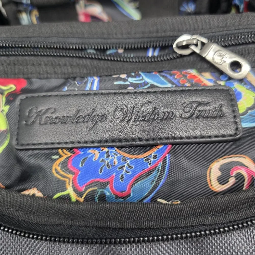Robert Graham Hanging Toiletry Overnight Bag Armageddon Black/Paisley